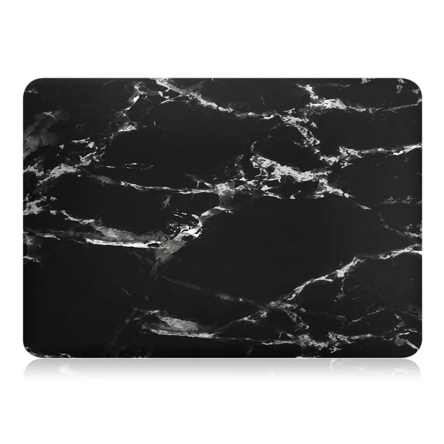 Alt view image 8 of 10 - UESWILL Marble Pattern Hard Shell Case Cover Compatible with 2019 2020 MacBook Pro 16 inch with Touch Bar & USB-C, Model A2141, Black/White