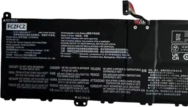 Alt view image 5 of 6 - L21D4PC4 Battery 70Wh 4511mAh Replacement for Lenovo Slim 7 Prox 14IAH7 / 7 Prox 14ARH7 / Yoga Slim 7 Prox 14IAH7 / 7 Prox 14ARH7 Series SB11F52564 L21C4PE0 L21D4PE0 L21C4PC4 15.52V