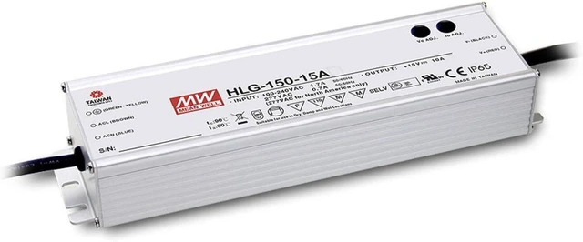 Alt view image 8 of 14 - MW Mean Well HLG-150H-24A 24V 6.3A 150W Single Output LED Switching Power Supply