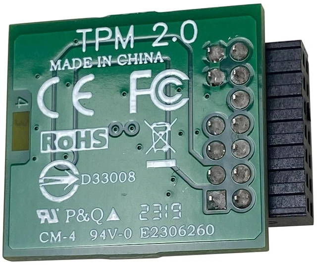 Alt view image 9 of 10 - TPM2.0 Module LPC 14Pin for Infineon SLB9665 for MSI Motherboard Compatible with TPM 2.0 Module MS-4136