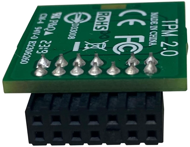 Alt view image 10 of 10 - TPM2.0 Module LPC 14Pin for Infineon SLB9665 for MSI Motherboard Compatible with TPM 2.0 Module MS-4136