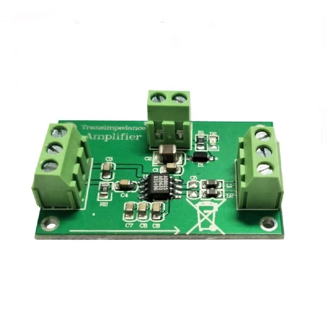 Alt view image 6 of 10 - Taidacent AD8015 Wideband/Differential Output Transimpedance Amplifier Module Single-Ended to Differential 240M Bandwidth 155Mbps Data Rate