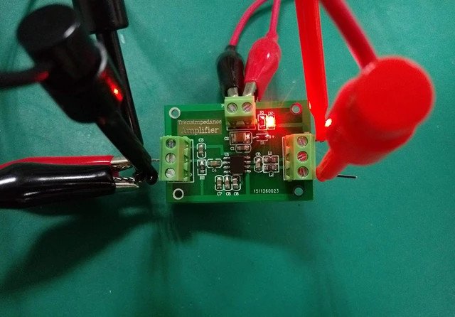 Alt view image 8 of 10 - Taidacent AD8015 Wideband/Differential Output Transimpedance Amplifier Module Single-Ended to Differential 240M Bandwidth 155Mbps Data Rate