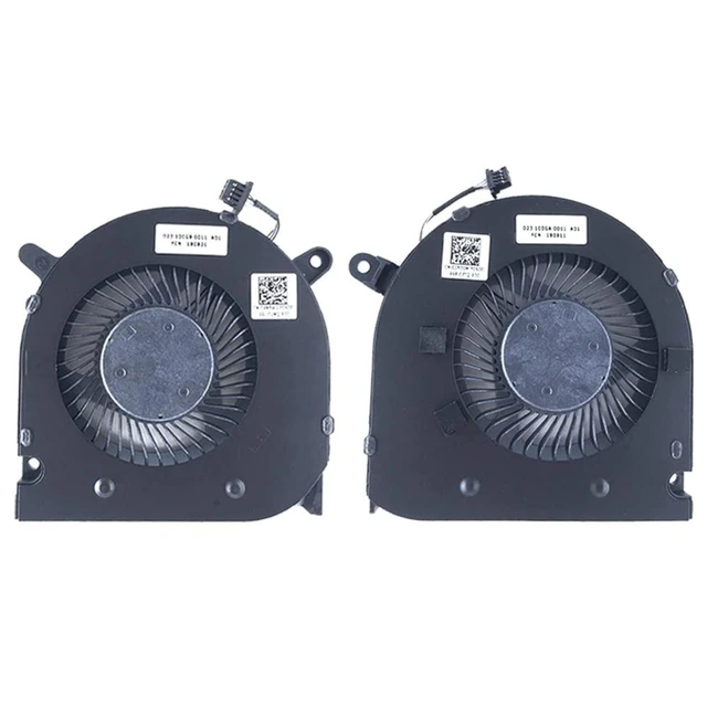 Alt view image 6 of 10 - New Replacement Cooling Fans for Dell G3 3590 G3-3590 Series Laptop FLLK FLLJ P/N: 0160GM 04NYWG EG75070S1-1C060-S9A EG75070S1-1C070-S9A