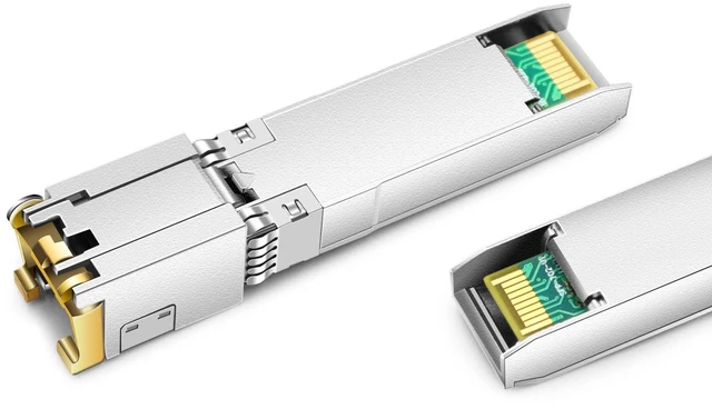 Alt view image 8 of 10 - 10G SFP+ RJ45 80m for Fortinet FN-TRAN-SFP+GC FS-TRAN-SFP+GC Mini-GBIC 10GBase-T SFP+ Transceiver 80m 10G-T Copper SFP+ to RJ-45
