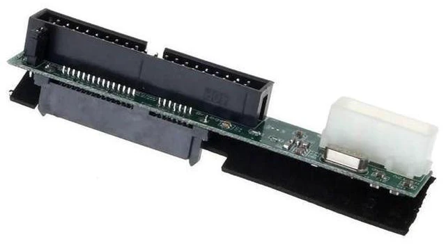 Alt view image 13 of 14 - Narrow PCB IDE PATA to SATA Converter Adapter, Parallel to Serial ATA Bridge Board for 2.5/3.5" HDD, DVD, CD-ROM, CD-RW, DVD-RAM Drives with 7+15Pin SATA Port