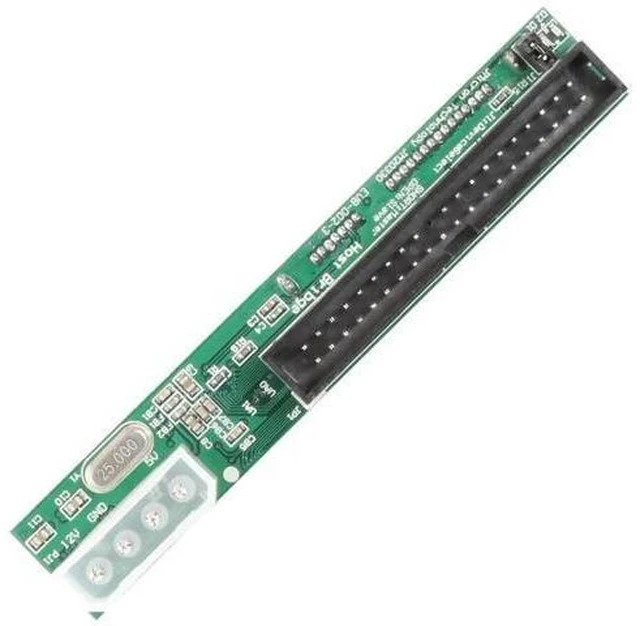 Alt view image 14 of 14 - Narrow PCB IDE PATA to SATA Converter Adapter, Parallel to Serial ATA Bridge Board for 2.5/3.5" HDD, DVD, CD-ROM, CD-RW, DVD-RAM Drives with 7+15Pin SATA Port