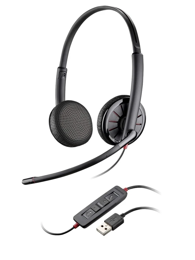 Alt view image 2 of 2 - Plantronics Blackwire 325 USB Headset, On-Ear Mono Headset, Wired