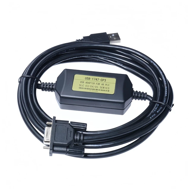Alt view image 6 of 10 - Washinglee PLC Programming Cable Compatible for Allen Bradley SLC 5/03 5/04 5/05 SLC500 and Micrologix1400, for USB-1747-CP3 Replacement, FTDI Chip, 10 FT