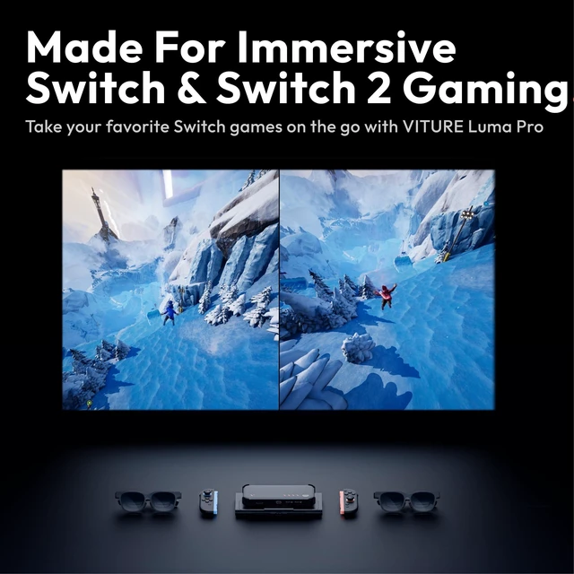 Alt view image 8 of 10 - VITURE Pro Mobile Dock First-Ever Immersive XR Experience for Switch 2, Compatible with PS, Co-op Stream & Play, 2D/3D Content, fits Switch, Fire TV, HDMI Devices, for USB-C Display & XR/AR Glasses
