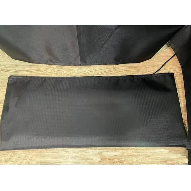 Alt view image 7 of 10 - ALHBEJT 3 Pieces Computer Dust Cover Monitor + Keyboard+ Computer Host Pc Dust Proof Computer Covers Case Computer Dust Cover for Desktop Pc CPU Tower Protector, Oxford Cloth (27'' Monitor Set Black)