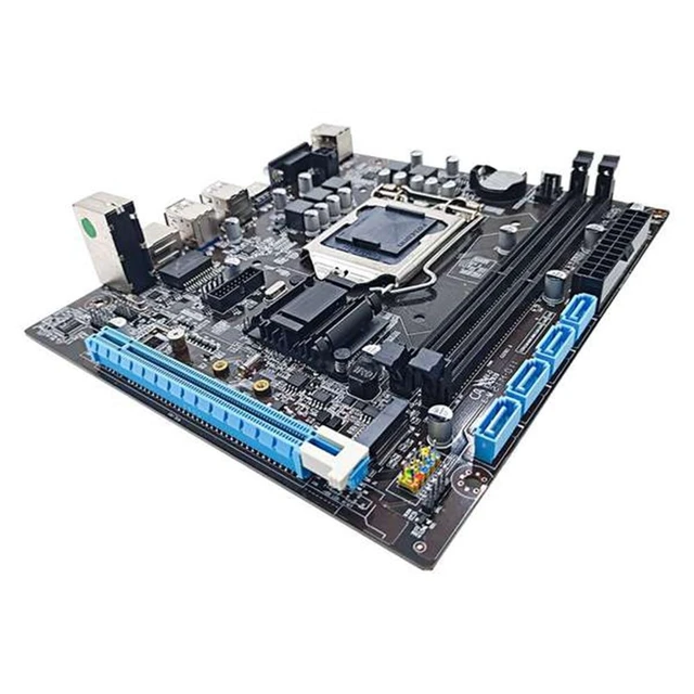 Alt view image 11 of 12 - H110 Computer Motherboard Supports LGA1151 6/7 Generation CPU Dual-Channel DDR4 RAM+G3900 CPU+SATA Cable+Thermal Grease