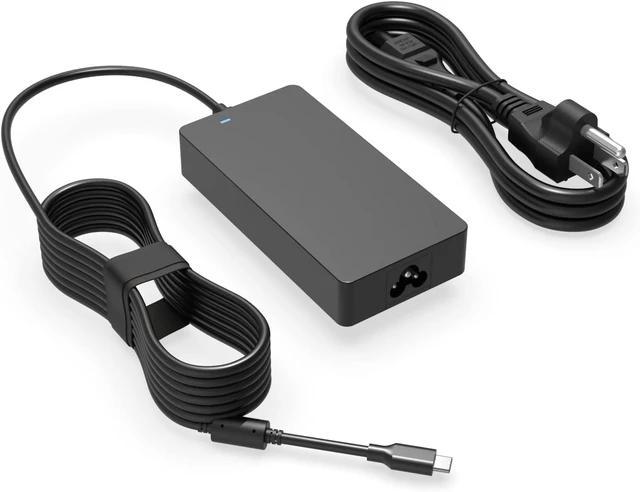 Alt view image 8 of 14 - 135W 100W USB C AC Charger Fit for Lenovo ThinkPad P14s P16s T16 L14 L15 Z16, ThinkBook 13x 14 14p 16 G2 G3 G4+ G6 G7 Laptop, Charging Indicator, UL Safety Certified