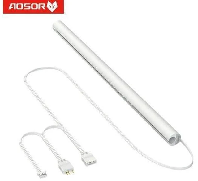 Alt view image 10 of 11 - 2pcs ARGB LED AIO Tube Sleeve Silicone Luminous Sleeve Water Cooling Raditor Tube 5V 3PIN ARGB 4PIN for Computer Case