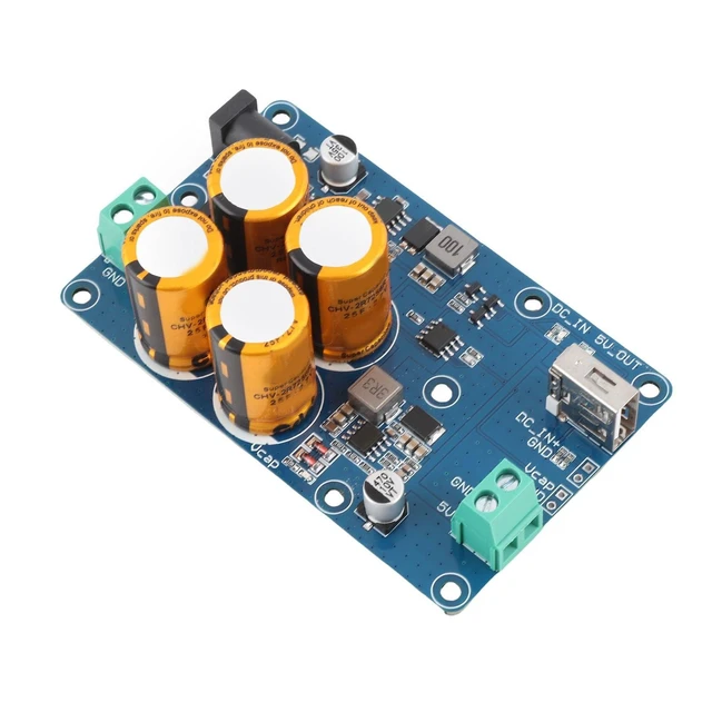 Alt view image 6 of 10 - Super Capacitor Uninterruptible Power Supply 5V3A with Power Indicator Compact Design for Electronics Backup (4S)