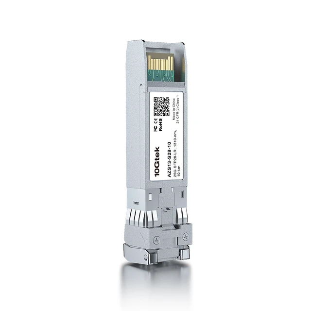 Alt view image 8 of 8 - 10GTEK 25G SFP28 SFP+ Transceiver, 25GBase-LR Duplex LC SMF Optical Module for Mellanox MMA2L20-AR, 1310nm, DDM, up to 10km