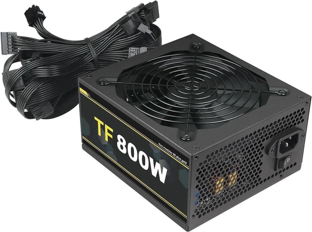 Alt view image 11 of 14 - 800W Power Supply Full Voltage 100-240V Active PFC Gaming PSU Computer Power Supplies Non-Modular 80 Plus Gold Power Supply for Desktop PC Server