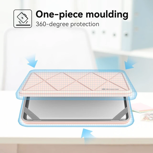 Alt view image 7 of 10 - Smatree Hard EVA Protective Sleeve Compatible for 16 inch DELL 16 DC16250/16 Plus, for 16 inch DELL Pro Max 16 MC16250/MC16255, for 16inch Dell-Pro 16 PC16250/Pro 16 Plus PB16250 Laptop, Pink (X8283P)