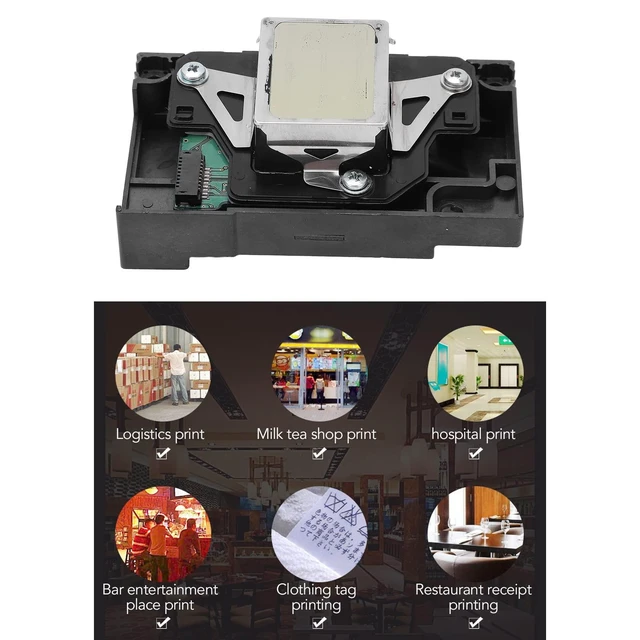Alt view image 7 of 10 - Color Printhead for L1800 R390 270R 1430 1400 Print Head Replacement
