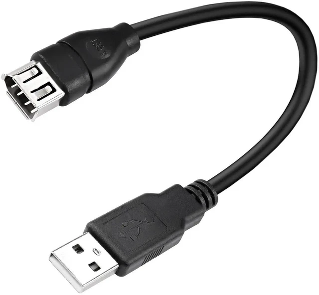 Alt view image 15 of 20 - Firewire 6-Pin to USB Adapter Cable IEEE 1394 Firewire 400 Female to USB 2.0 Male Converter Connector Cord for Computer Connecting Old External Hard Driver/Camcorder/Camera/Scanner 20cm
