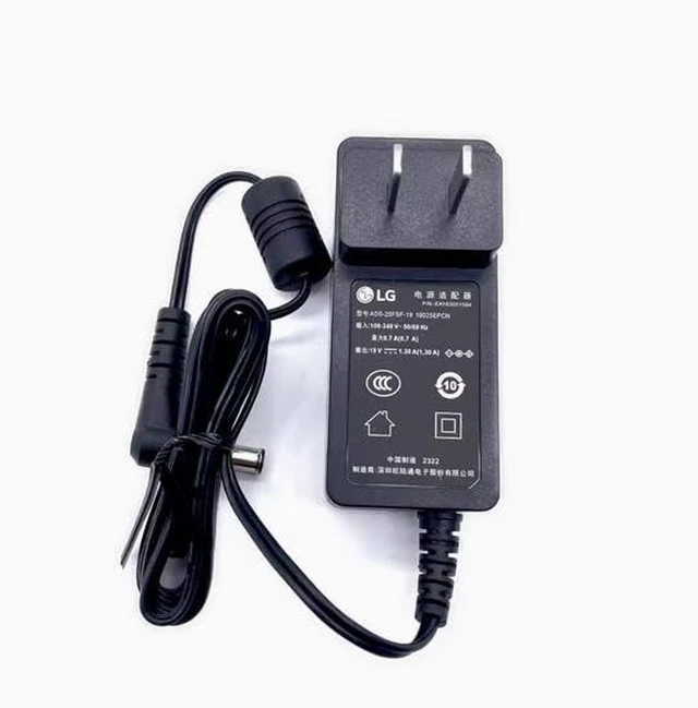 Alt view image 3 of 4 - Original Adapter 19V 1.3A Compatible with LG ADS-40FSG-19 19025GPCU-1 ADS-25FSF-19 ADS-40SG-19-3 19025G EAY6254949201 E2242C E1948SXAC Adapter Power Supply Charger Cord