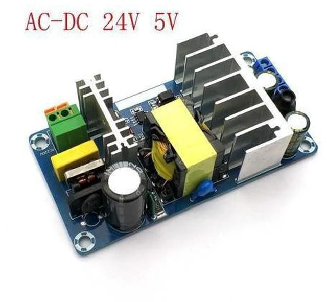 Alt view image 4 of 9 - WISDUM AC-DC 100W 24V 4A 5V Switching Power Supply Board 2 Channel Output Power Module Dual Output DC 24V4A 5V1A