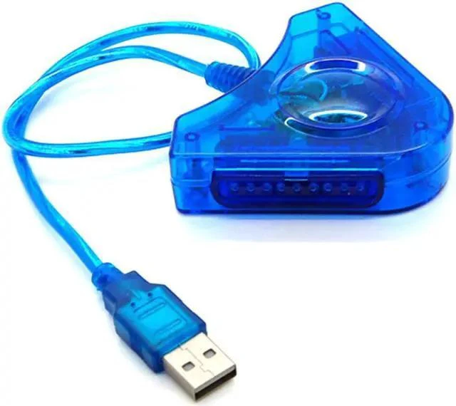Alt view image 6 of 10 - WISDUM PC USB Dual Controller Adapter Converter Compatible with PS1,2,3,PSX