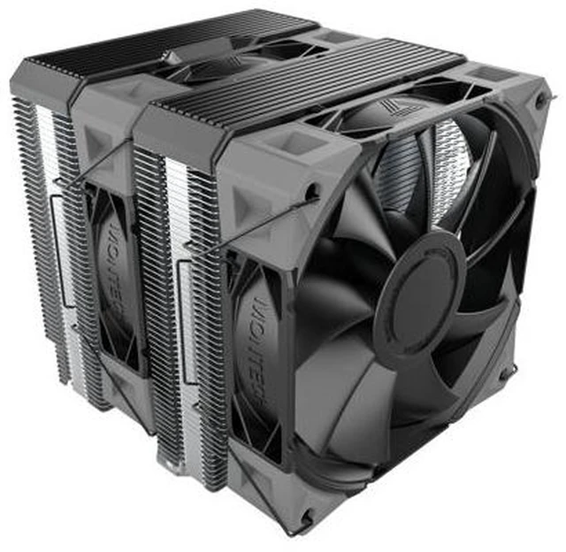Alt view image 8 of 14 - NX600 Dual-Tower CPU Air Cooler with 6 Heatpipes & Premium Top Cover | 28 mm E28 Fan 2000 RPM PWM | Soldered Copper Base | 85 CFM Airflow | Intel LGA1700 / 1851 & AMD AM5 Support | Black