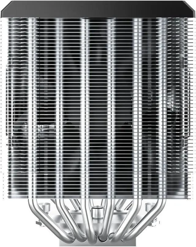 Alt view image 12 of 14 - NX600 Dual-Tower CPU Air Cooler with 6 Heatpipes & Premium Top Cover | 28 mm E28 Fan 2000 RPM PWM | Soldered Copper Base | 85 CFM Airflow | Intel LGA1700 / 1851 & AMD AM5 Support | Black
