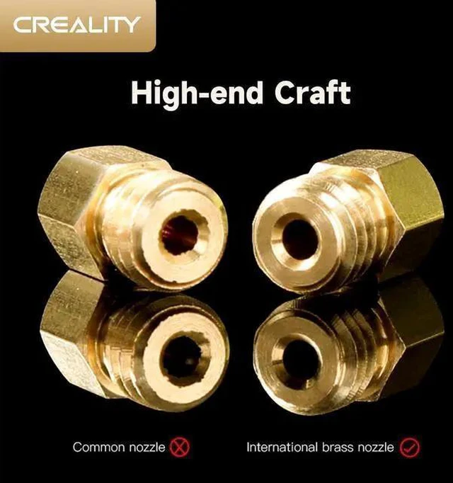 Alt view image 11 of 14 - WISDUM Creality Official Ender 3 0.4mm Nozzles 10 PCS, Brass 3D Printer Nozzles for Ender 3 V2/Ender 3 Pro/Ender 3 Max/Ender 5 Series and Sermoon D1