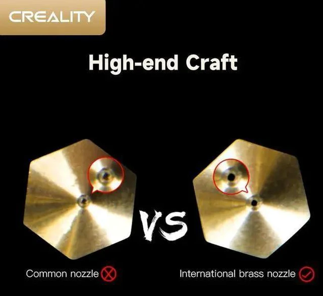 Alt view image 12 of 14 - WISDUM Creality Official Ender 3 0.4mm Nozzles 10 PCS, Brass 3D Printer Nozzles for Ender 3 V2/Ender 3 Pro/Ender 3 Max/Ender 5 Series and Sermoon D1
