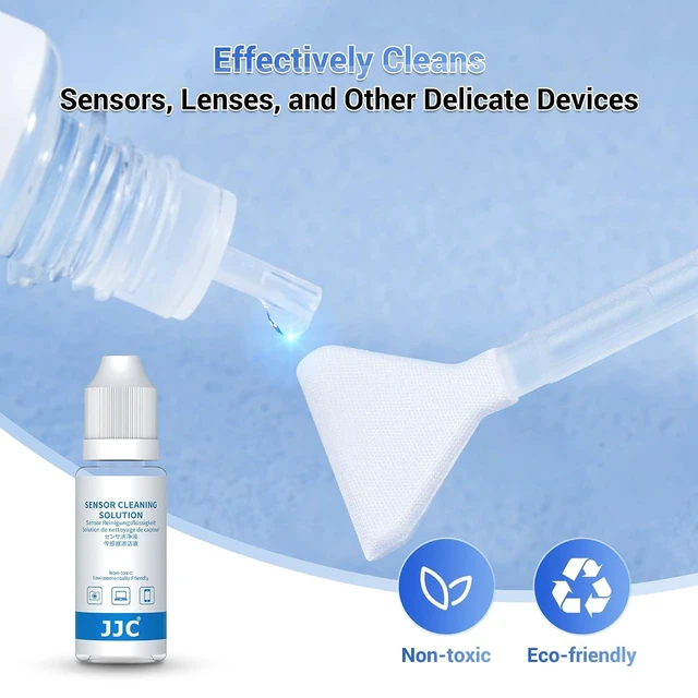 Alt view image 13 of 14 - Upgraded Camera Sensor Cleanning Kit with Bright Built in Light Cleaner Handle & 10PCS 24MM Full Frame Sensor Cleaning Swabs & Sensor Cleaning Solution for Full-Frame Sensor CCD and CMOS Sensors Clean