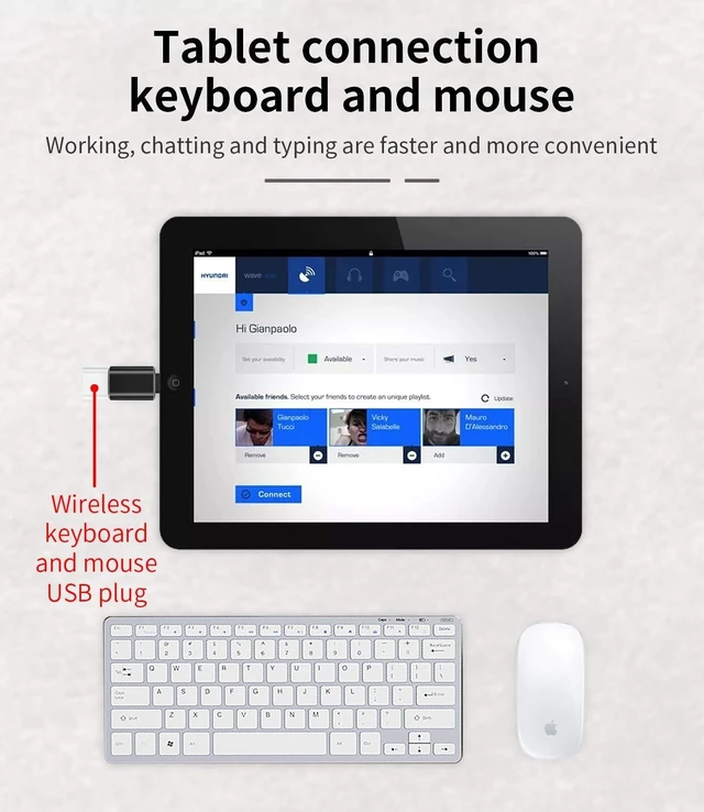 Alt view image 11 of 14 - for iPhone OTG Adapter Lightning to USB Dongle Camera Card Reader Flash Drive Mouse Keyboard U Disk MIDI 3.0 Hub 11 12 13 14 Pro Max Mini Xr X Xs Plus for iPad Air Piano Data Sync Converter