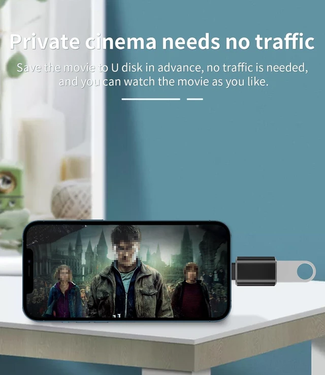 Alt view image 10 of 14 - for iPhone OTG Adapter Lightning to USB Dongle Camera Card Reader Flash Drive Mouse Keyboard U Disk MIDI 3.0 Hub 11 12 13 14 Pro Max Mini Xr X Xs Plus for iPad Air Piano Data Sync Converter