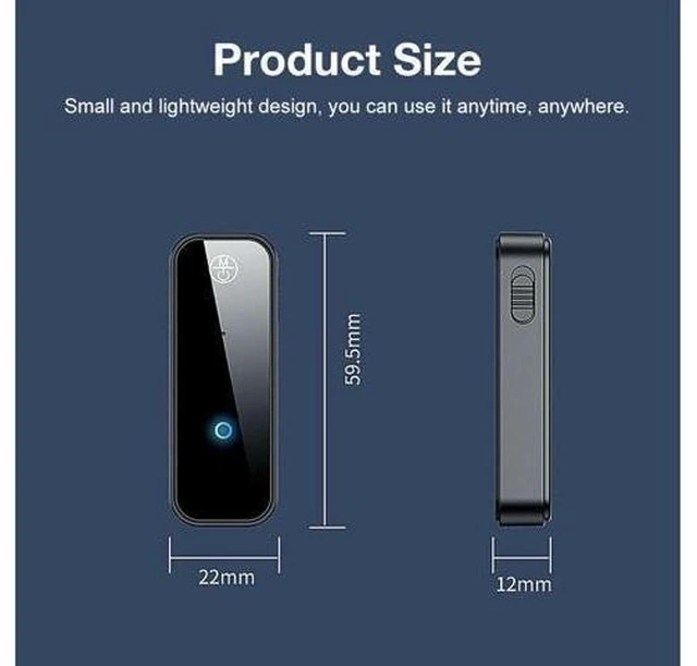 Alt view image 14 of 14 - WISDUM USB Wireless Bluetooth 5.0 Transmitter Receiver 2in1 Audio Adapter 3.5mm Aux Car