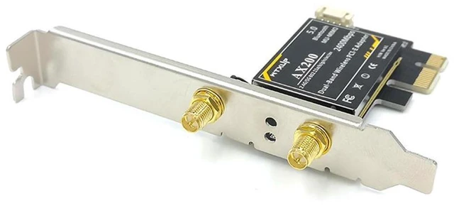 Alt view image 20 of 20 - PCIe WiFi 6 Network Card Wireless Adapter Bluetooth 5.0 AX 3000 Mbps AX200 Dual Band 5.GHz/2.4GHz PCI-E Wireless WiFi Network Adapter Card for Desktop Windows 10 64-bit eokCXOY