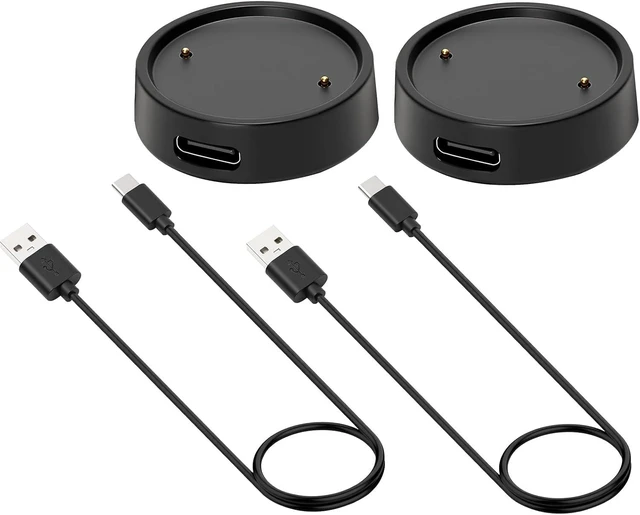 Alt view image 14 of 14 - 2Pcs Charger for Amazfit Bip 6 Active 2, Replacement USB Cord Dock | Charging Cable Smart Watch, Square Smartwatch Accessories Charge Cable 3.3FT