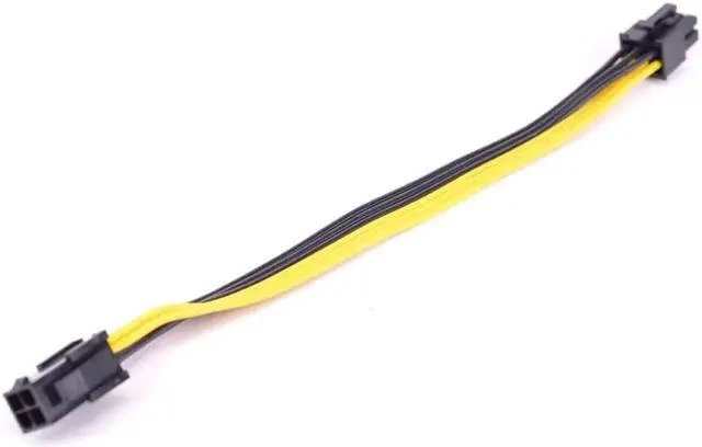 Alt view image 7 of 8 - Power Cable WISDUM PCIe 6Pin Male to CPU 4Pin Female Power Conversion Cable ATX 12V 4 Pin to PCI express 6 Pin Power Supply Cable 18AWG