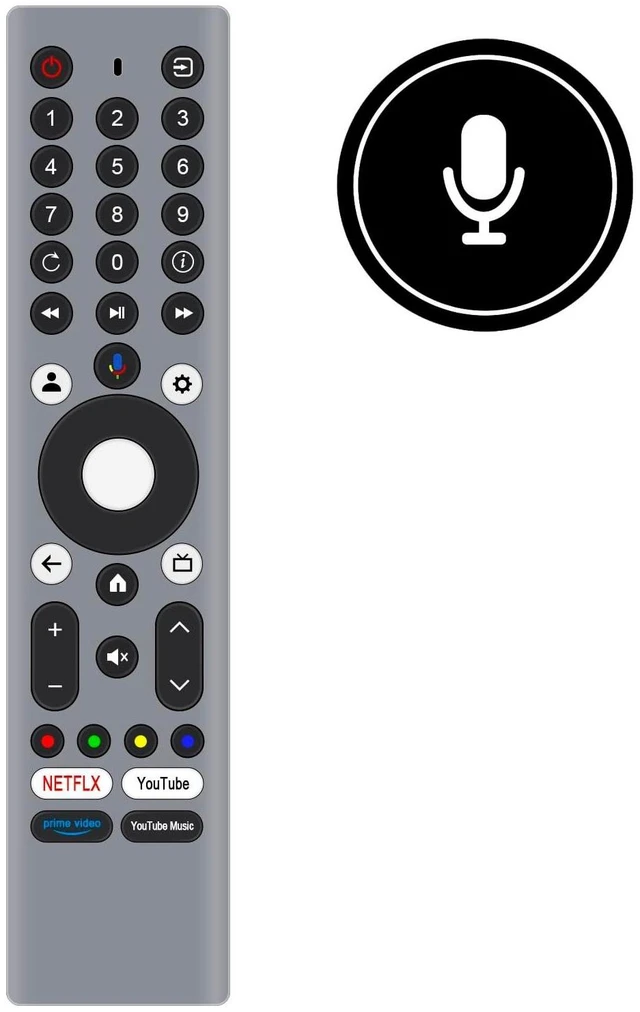 Alt view image 7 of 10 - New RM-C3295 Replace Remote Control Compatible with JVC 4K Smart Voice TV RMC3295 RM-C3295