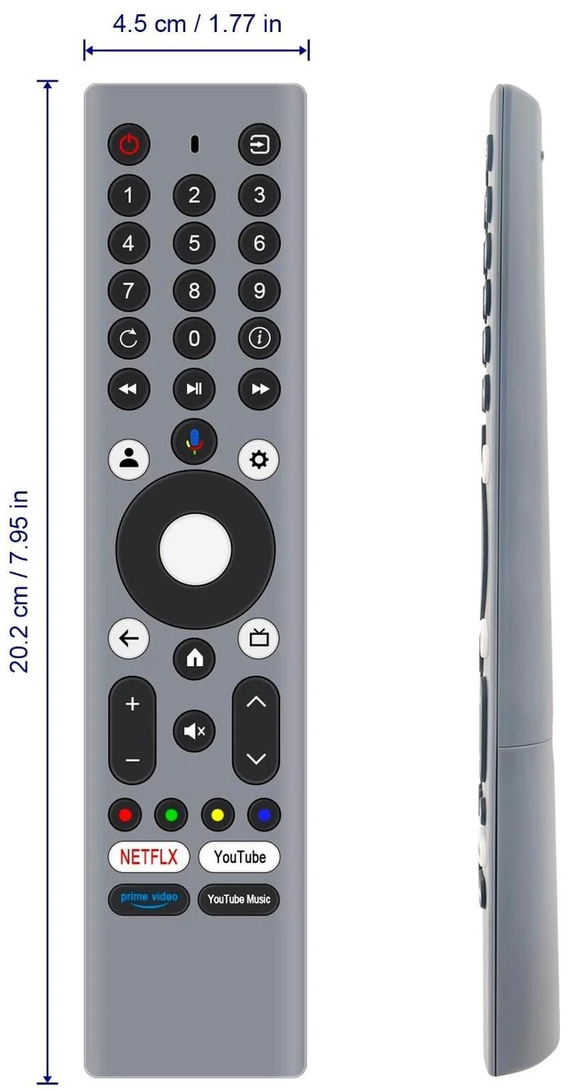 Alt view image 8 of 10 - New RM-C3295 Replace Remote Control Compatible with JVC 4K Smart Voice TV RMC3295 RM-C3295
