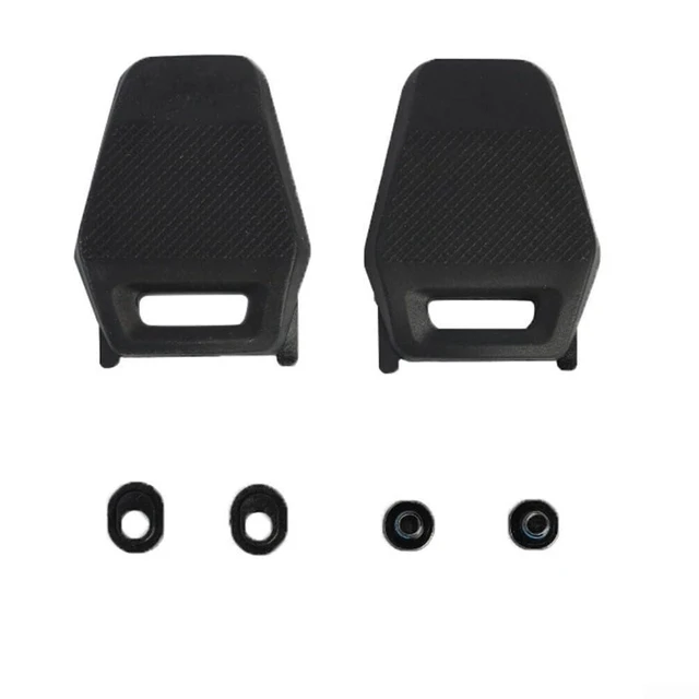 Alt view image 8 of 14 - Replaceable Heel Pads for RC901 RC902 RC903 Road Bike Shoes, ABS Wear-Resistant Shoe Repair Accessories, 3x3cm Black Replacement Parts, for RC900 S/M/L Sizes