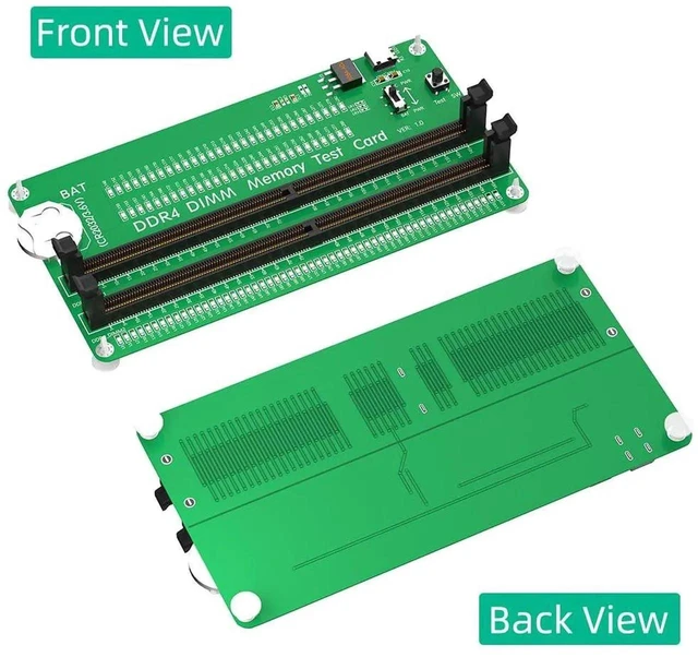 Alt view image 14 of 19 - DDR4 Memory Tester, Desktop Computer Memory Test Card With LED Indicators