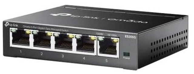 Alt view image 8 of 10 - TP-Link Omada 5 Port Gigabit Easy Managed, Switch, VLAN, Auto Loop Prevention, IGMP Snooping, Fanless, Managed by Omada, Durable Metal w/Shielded Ports(ES205G)