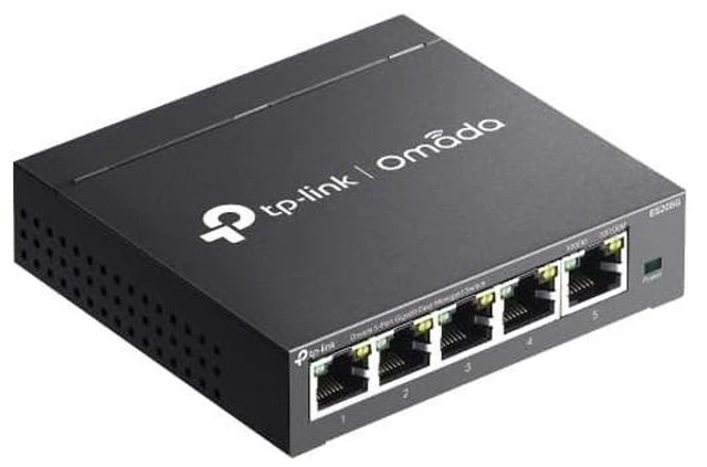 Alt view image 9 of 10 - TP-Link Omada 5 Port Gigabit Easy Managed, Switch, VLAN, Auto Loop Prevention, IGMP Snooping, Fanless, Managed by Omada, Durable Metal w/Shielded Ports(ES205G)