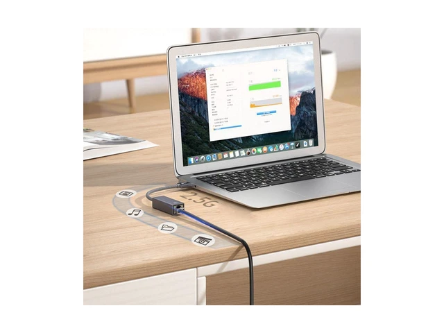 Alt view image 19 of 20 - 2.5G USB to RJ45 Interface Ethernet USB 3.0 LAN Adapter RTL8156 Wired USB 3.0 2500M External Network Converter for Windows 7/ 8/10 MacBook Ethernet eokCXOY