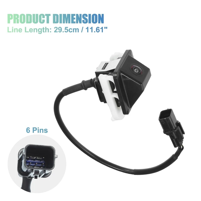 Alt view image 10 of 10 - ACROPIX Car Rear View Back Up Camera Wide Angle Park Assist Reverse Camera Fit for Kia Optima 2014 2015 No.957602T650/95760-2T650 - Pack of 1