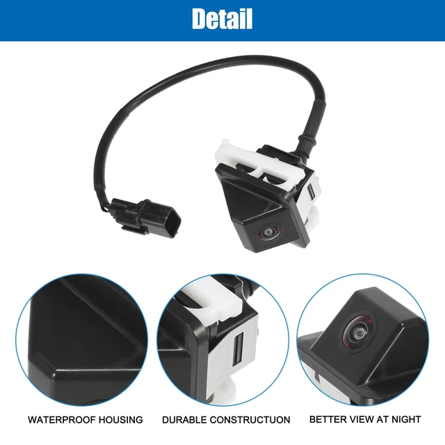 Alt view image 9 of 10 - ACROPIX Car Rear View Back Up Camera Wide Angle Park Assist Reverse Camera Fit for Kia Optima 2014 2015 No.957602T650/95760-2T650 - Pack of 1