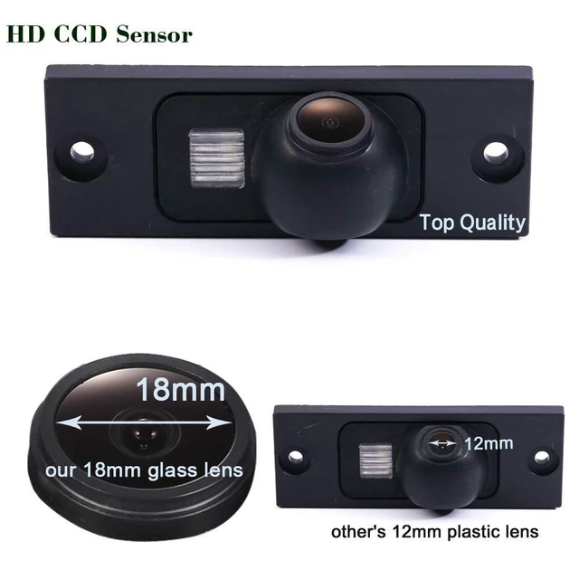 Alt view image 6 of 10 - Super HD Vehicle Camera 1280x720 Pixels 1000 TV Lines Waterproof Vehicle Car Rear View Backup Camera, 170 Viewing Angle Reversing Camera for Jeep Compass Grand Cherokeepatriot