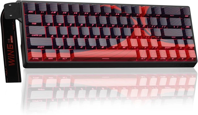 Alt view image 8 of 14 - AULA WIN68 HE MAX - Hall Effect Gaming Keyboard with Magnetic Switch, Adjustable Actuation Fast Trigger Mode, 8KHz Polling Rate, RGB Backlit Wired Mechanical Gaming Keyboard 60 Percent Compact Design