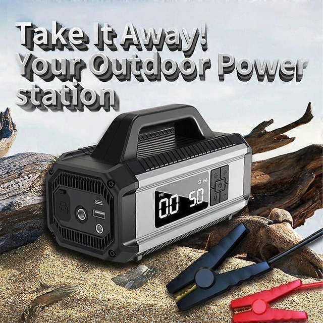 Alt view image 9 of 10 - Ecocleanpath QB05 Portable Air Compressor: Tire Inflator for Car, Bike, Ball & Power Bank (Grey)